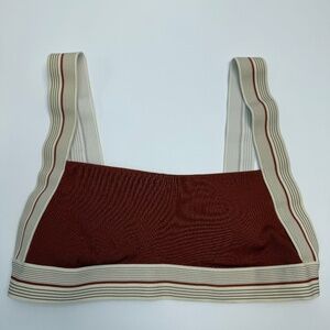 Dolce Vita Womens Bikini Swimsuit Multicolor Stretch Square Neck M